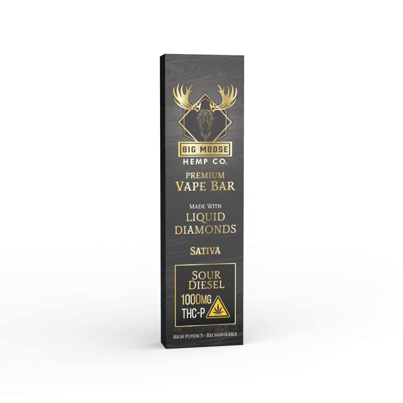 Big Moose Premium THCp Vape Bar 1g โ Sour Diesel